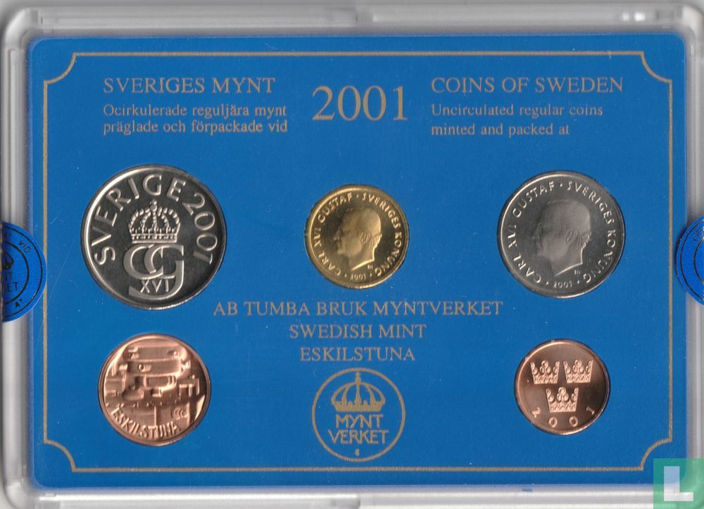 Sweden mint set 2001