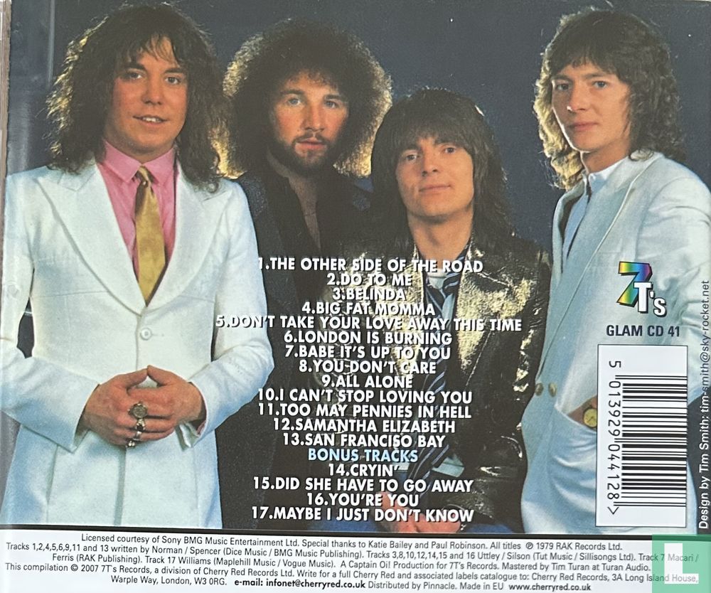 The Other Side of the Road CD GLAM CD 41 (2007) - Smokie - LastDodo