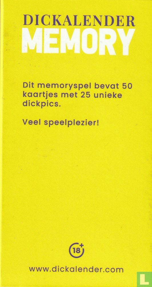 Dickalender Memory
