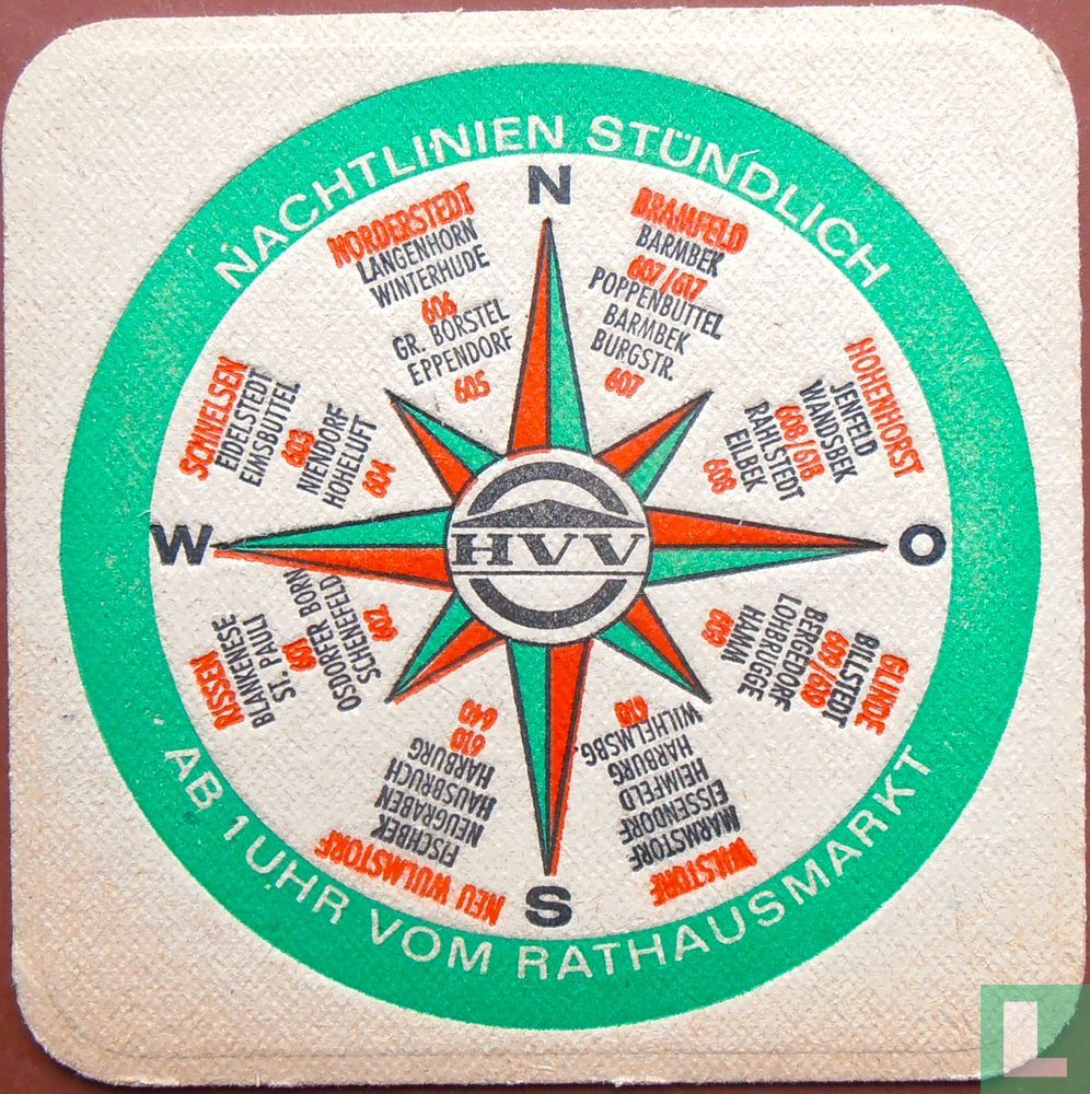 Nachtlinien Stündlich