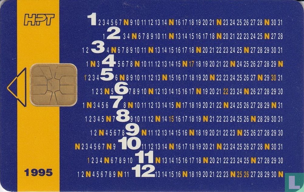 Kalendar 1995