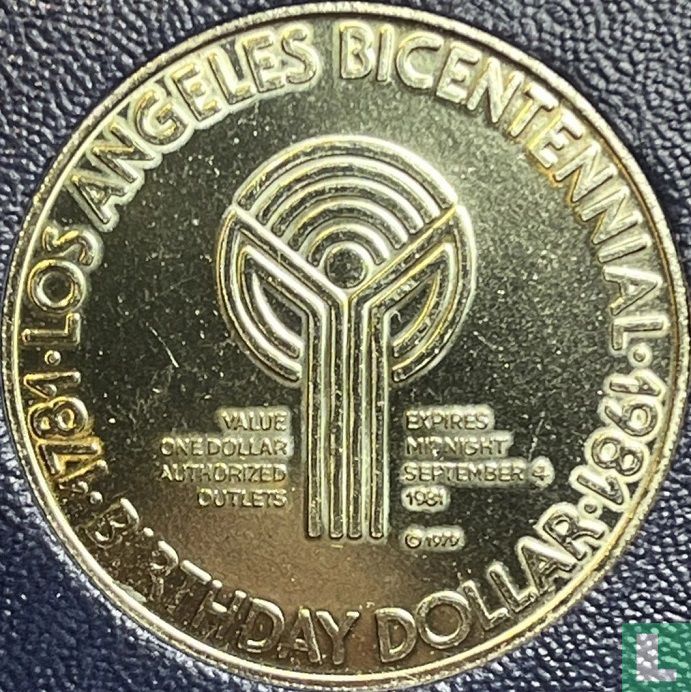 Verenigde Staten 1 dollar 1981 Los Angeles Bicentennial - In Conquest of Space