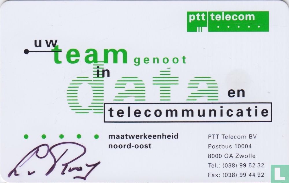 Ptt Telecom PTT Telecom - Uw teamgenoot in data en telecommunicatie 4025.050.02 ...