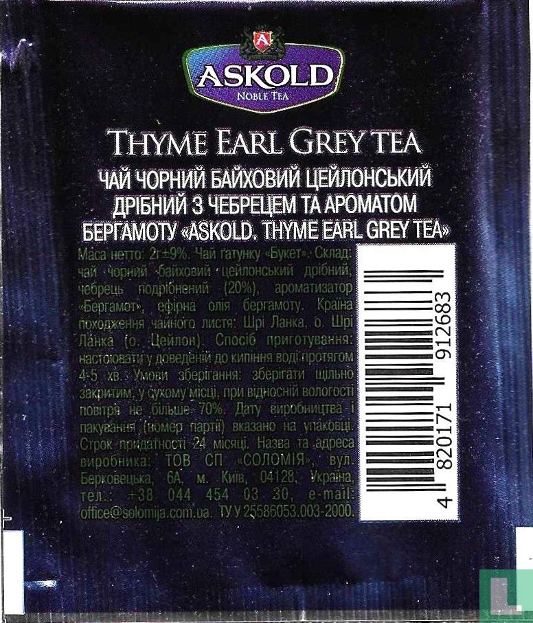 Thyme Earl Grey Tea