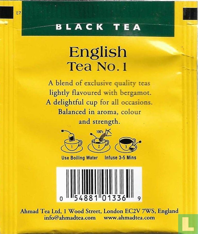 English Tea No. 1 E7 (2025) - Ahmad Tea [r] - LastDodo