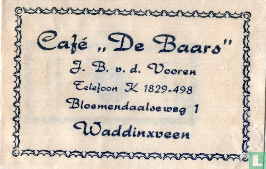 Café "De Baars"
