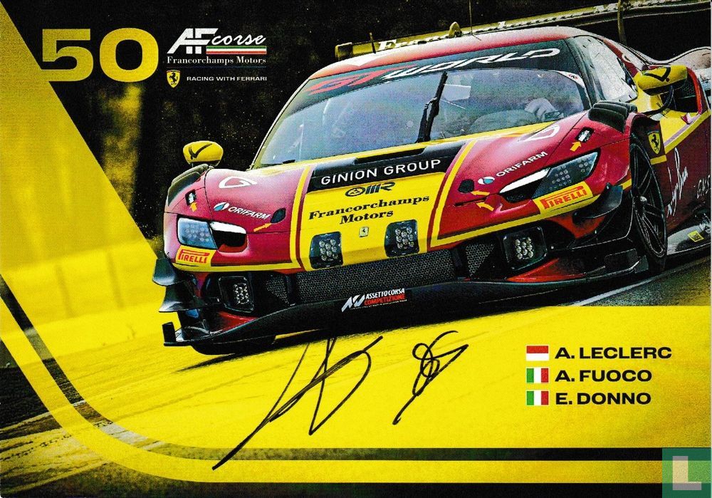 Fotokaart Ferrari AFC Corse #50