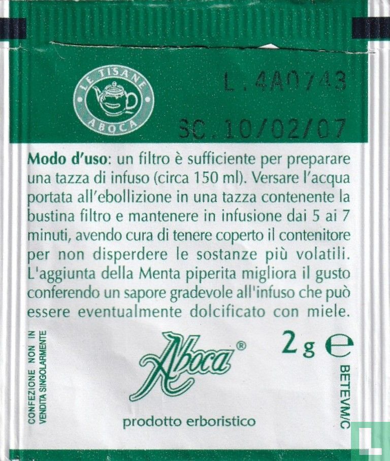 Thè Verde con Menta