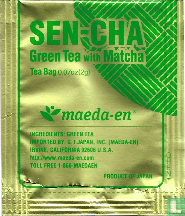 Sen-cha Green Tea with Matcha - Maeda-en [r] - LastDodo