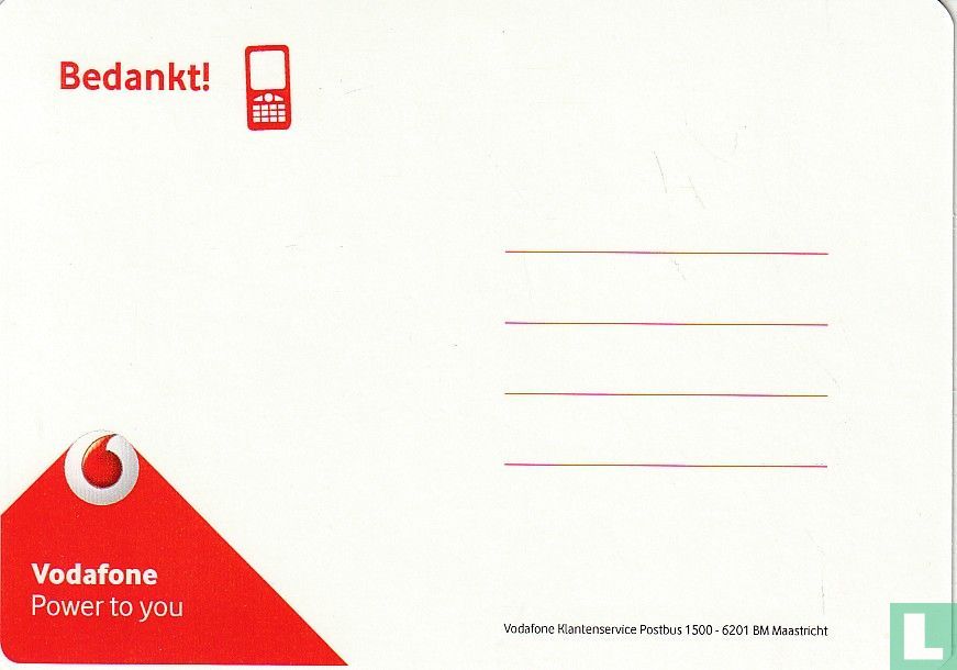 Vodafone "Bedankt!"