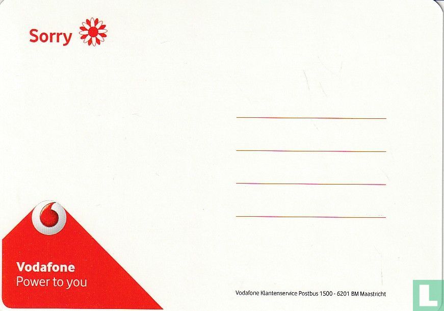 Vodafone "Sorry"
