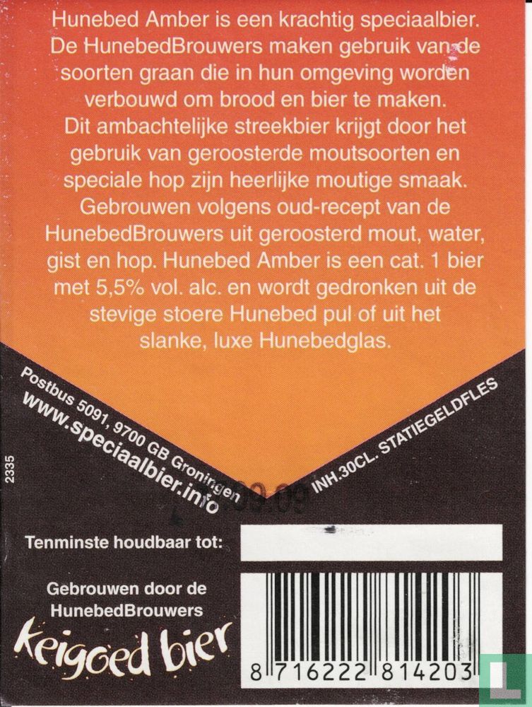 Hunebed Amber (30cl)