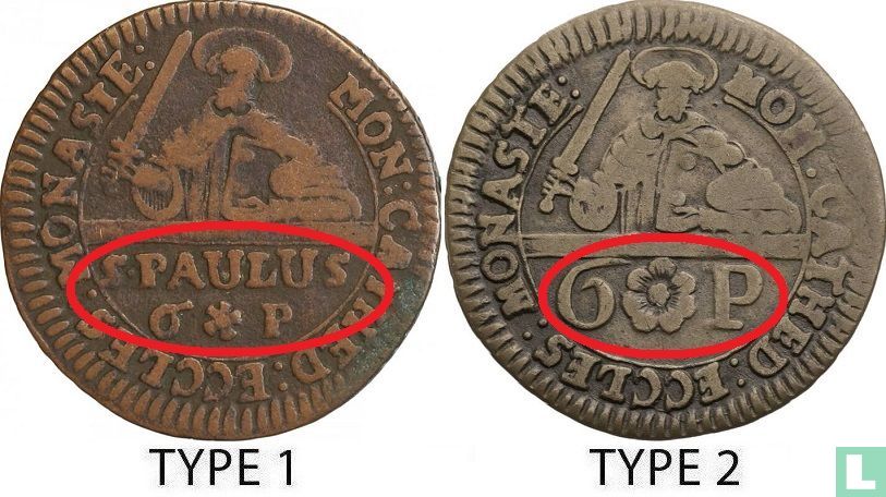 Münster 6 pfenning 1762 (type 2) KM# 441 (1762) - Münster in Westphalia ...