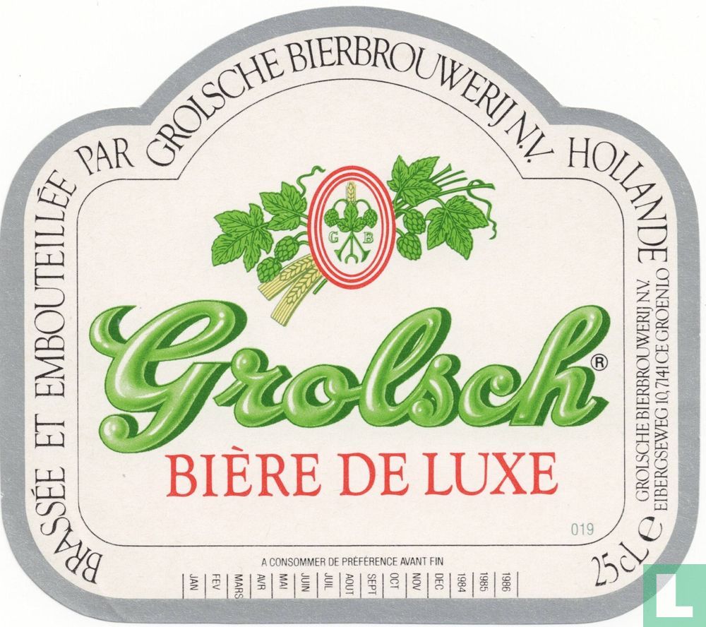 Grolsch Biere De Luxe