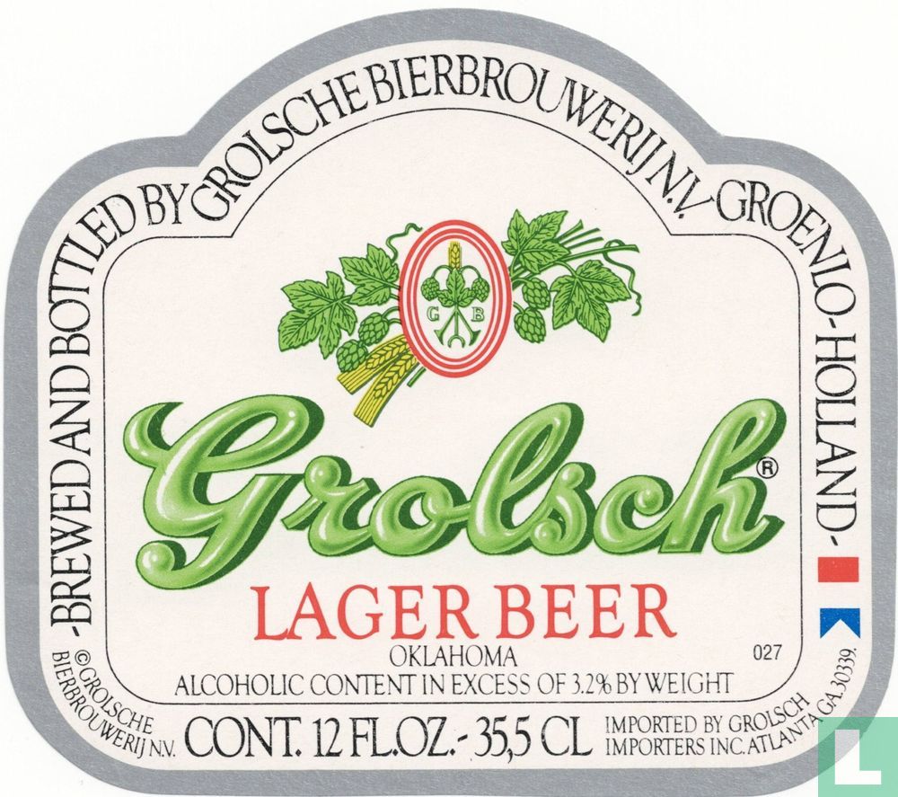 Grolsch Lager Beer
