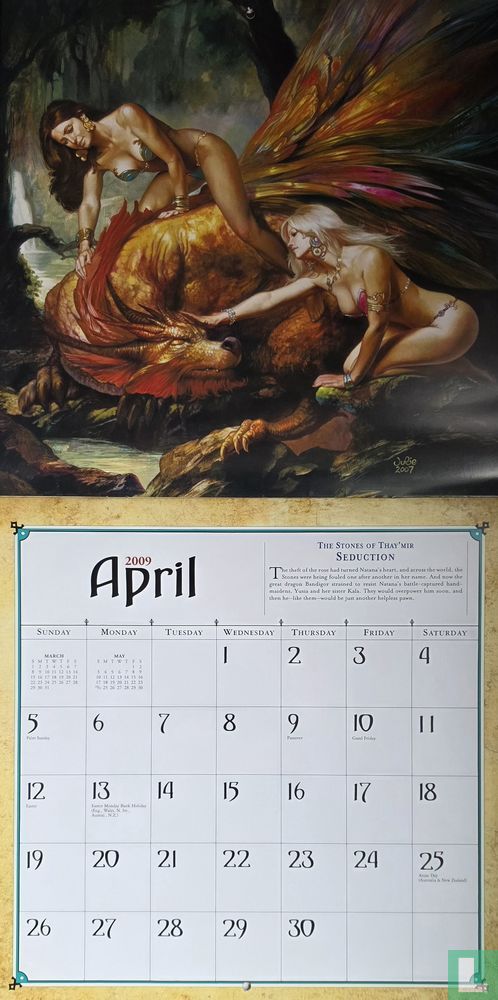 Fantasy Calendar 2009: A Dangerous Ride