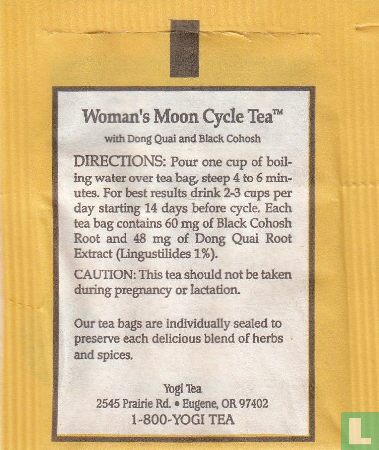 Woman's Moon Cycle Tea [tm] - Yogi Tea [r] - LastDodo