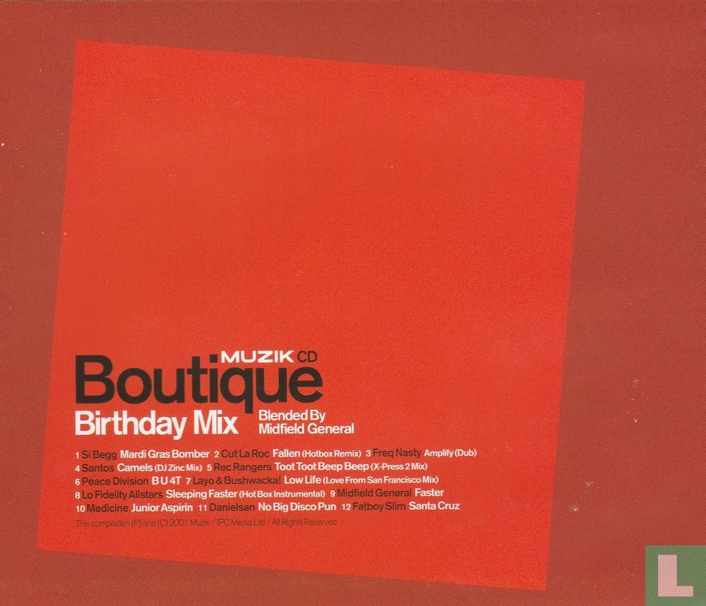 Boutique Birthday Mix