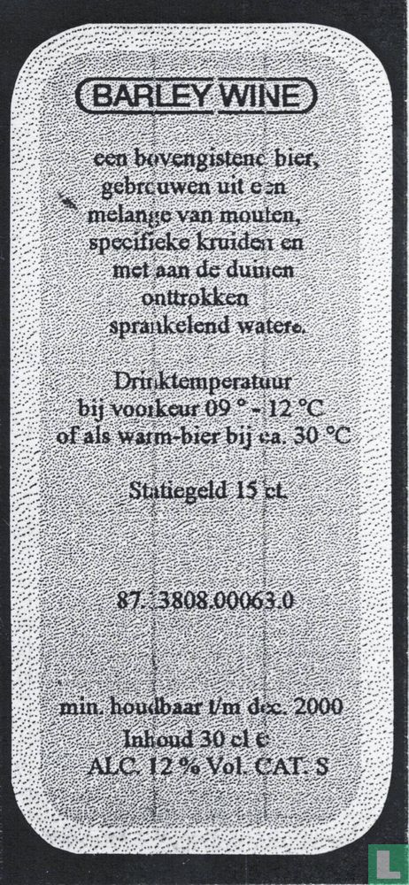 Haerlemsch Barley-Wine 