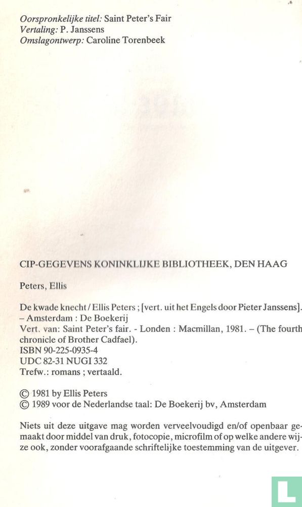 De kwade knecht