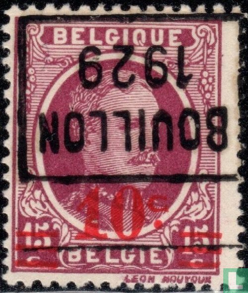 King Albert I, with overprint