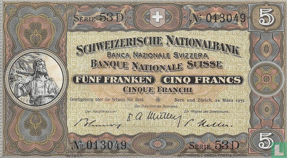 Suisse 5 francs