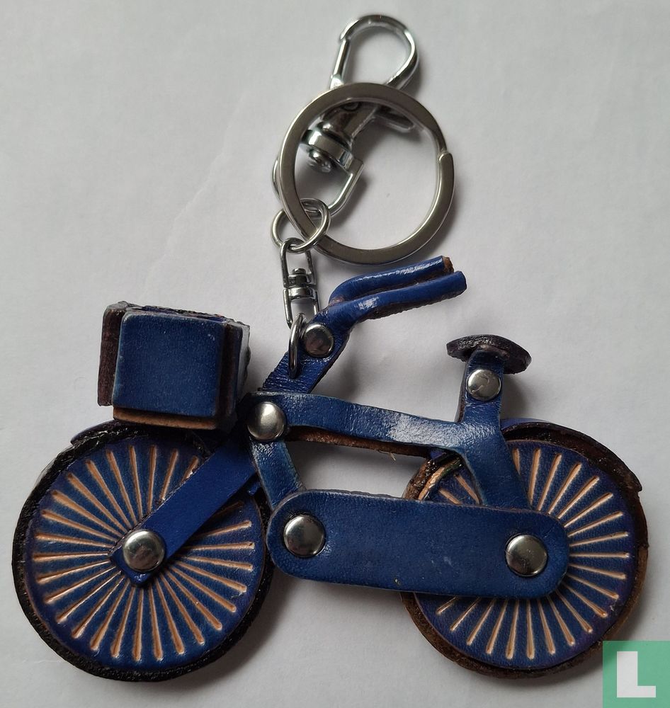 Blauwe herenfiets