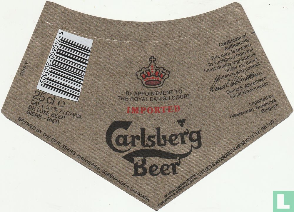 Carlsberg beer