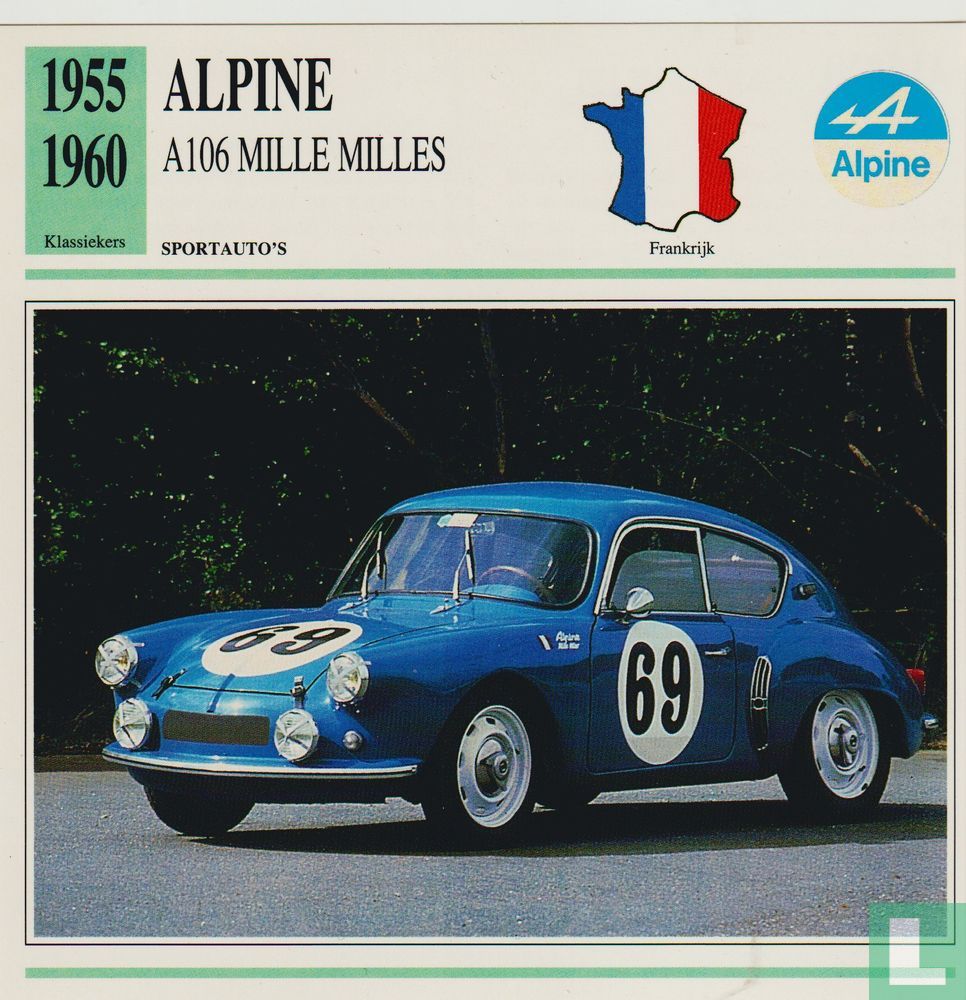Alpine A106 Mille Milles