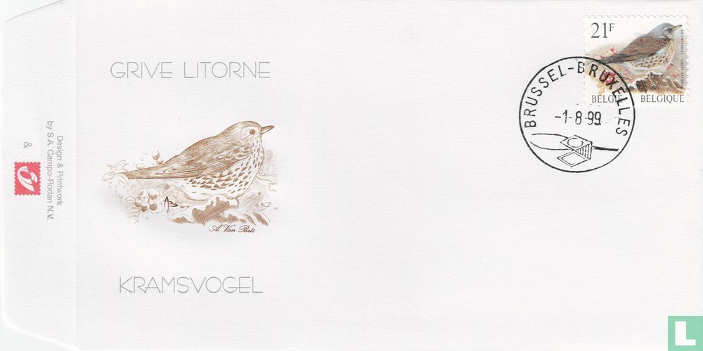 Grive litorne