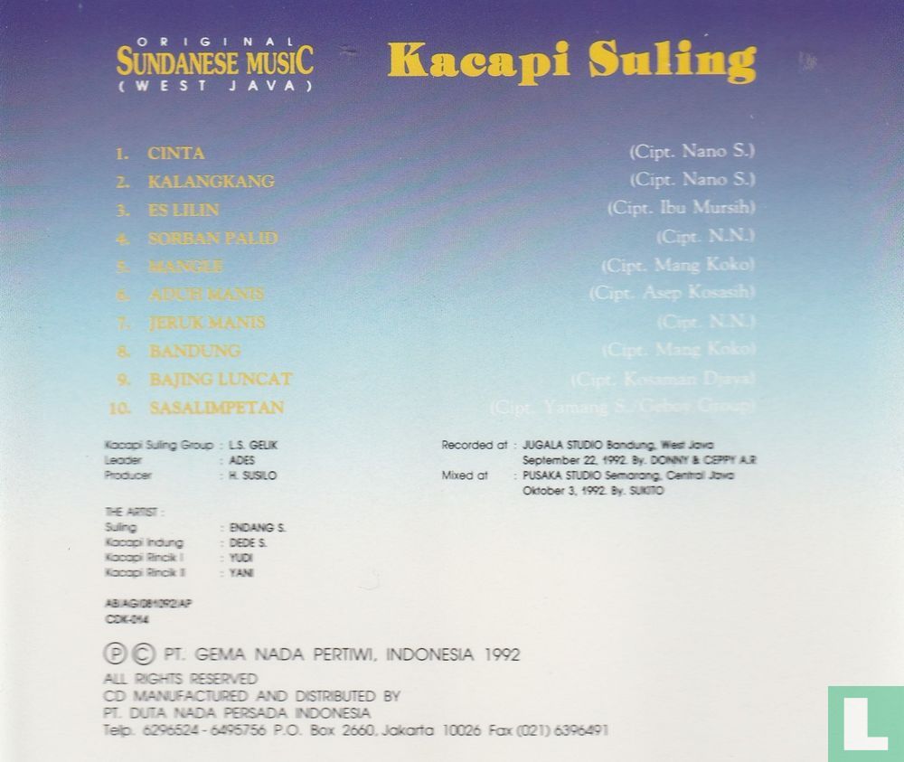Kacapi Suling - Cinta