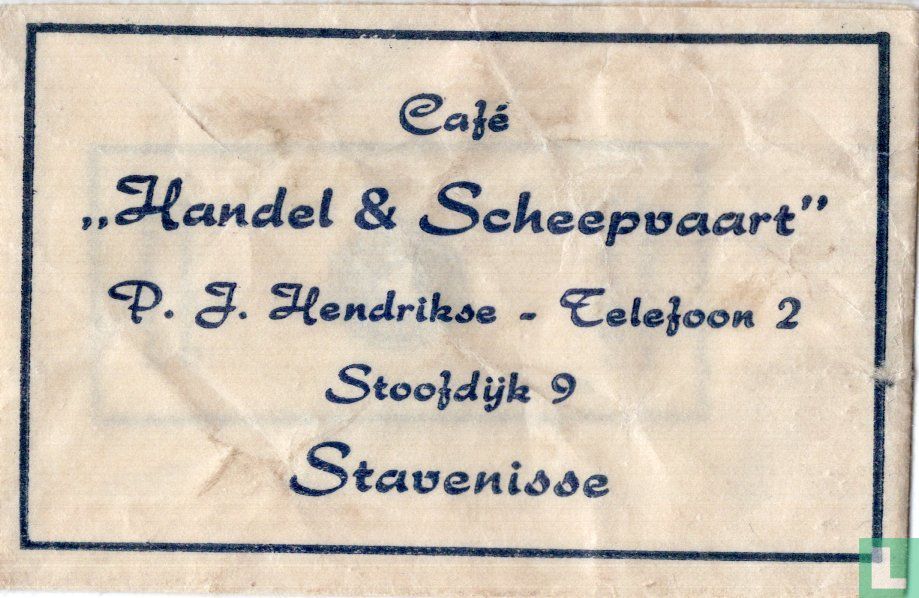 Café "Handel & Scheepvaart"