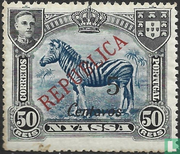 Rode opdruk REPUBLICA