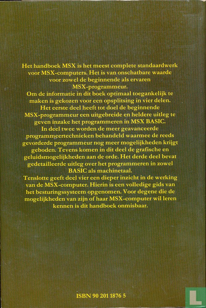 Handboek MSX
