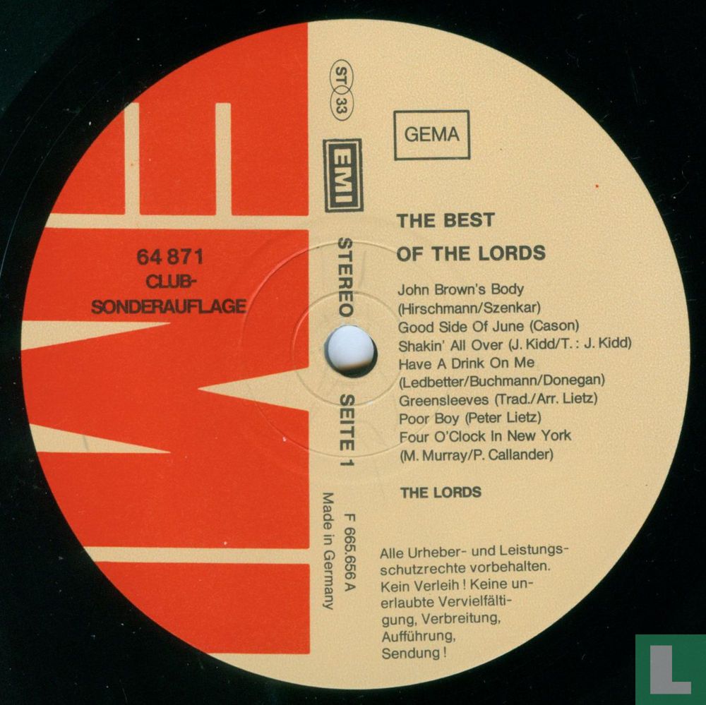 The Best of The Lords