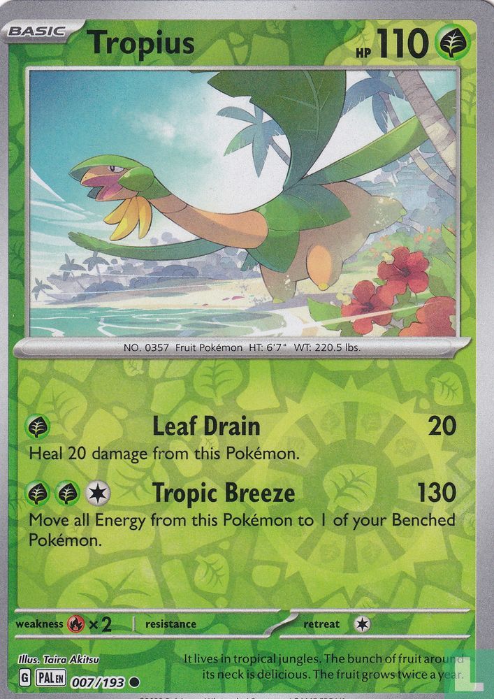 Tropius (Reverse Holo)