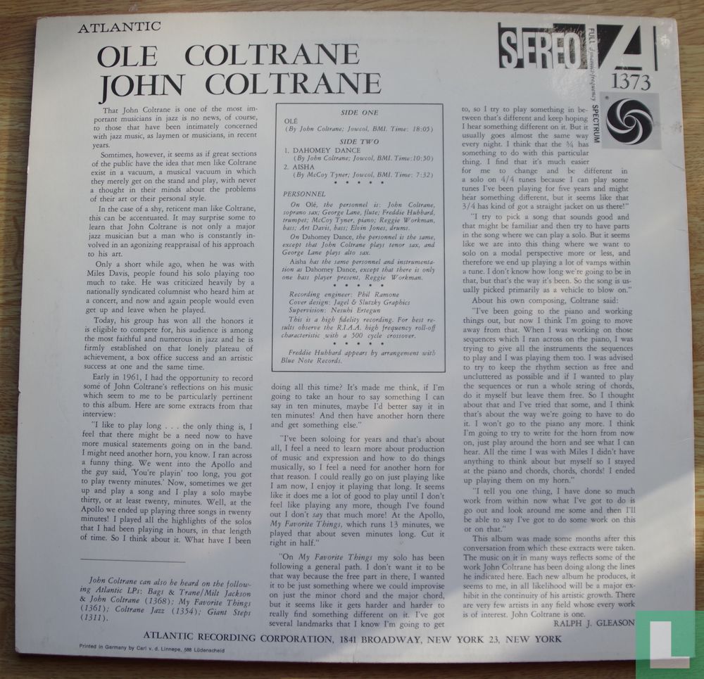 Olé Coltrane