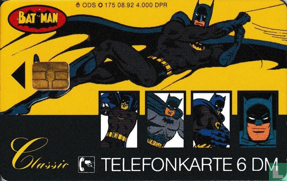 Batman - Classic Comic Card