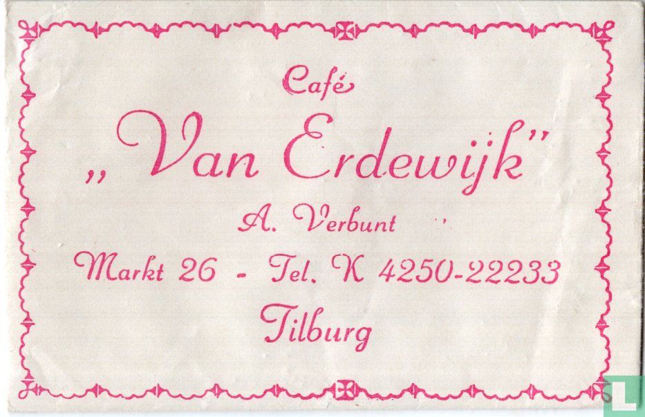 Café "Van Erdewijk"