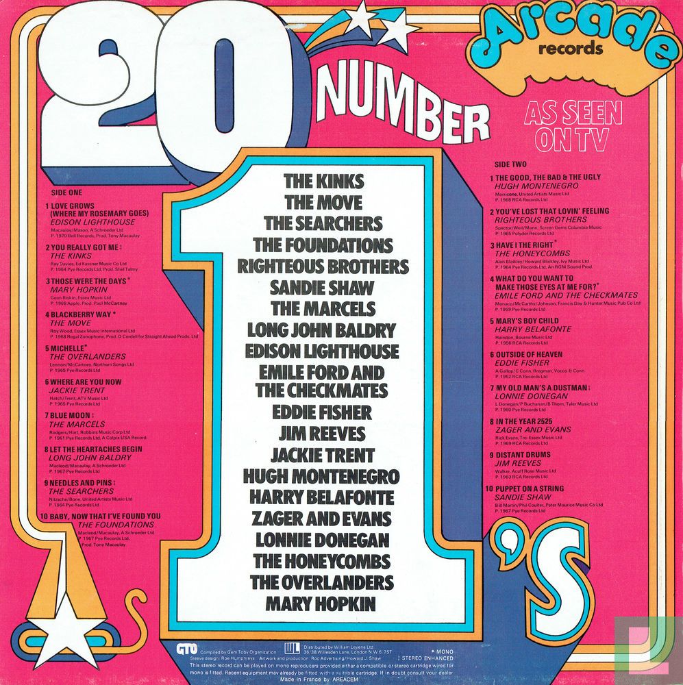 20 Number 1's