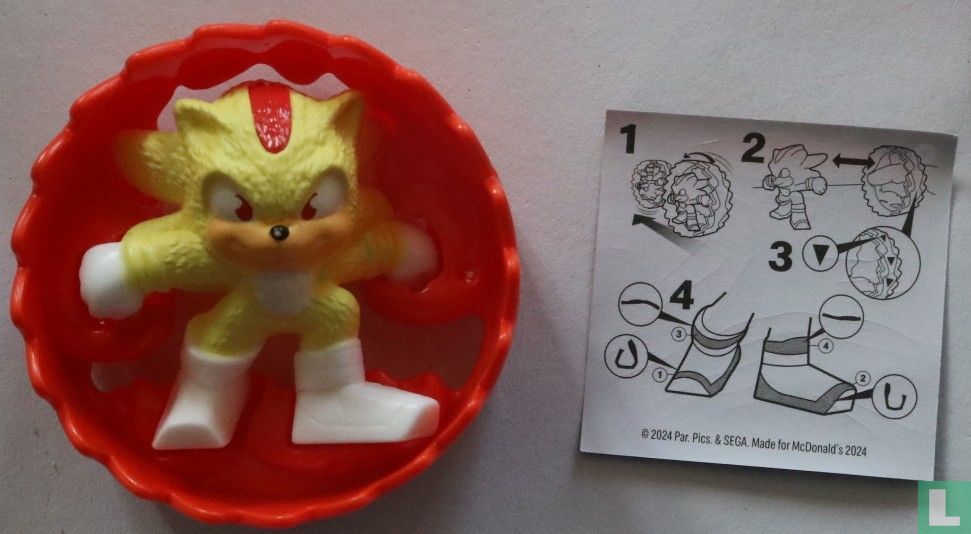 Sonic super shadow (jaune) - D
