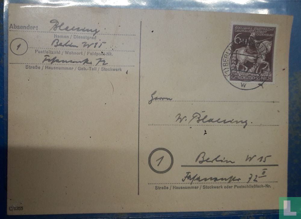 Briefkarte