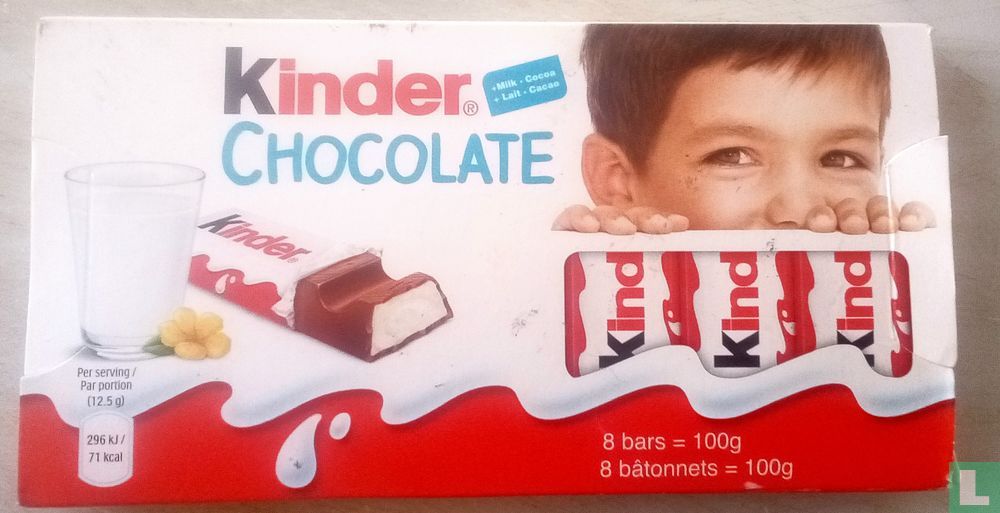 Kinderchocoladedoos van 8