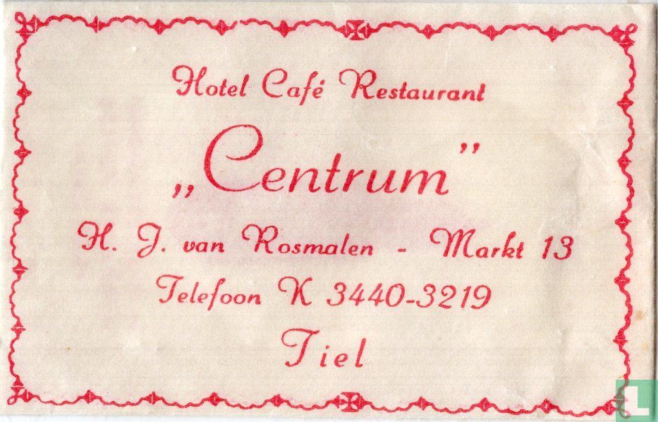 Hotel Café Restaurant "Centrum"