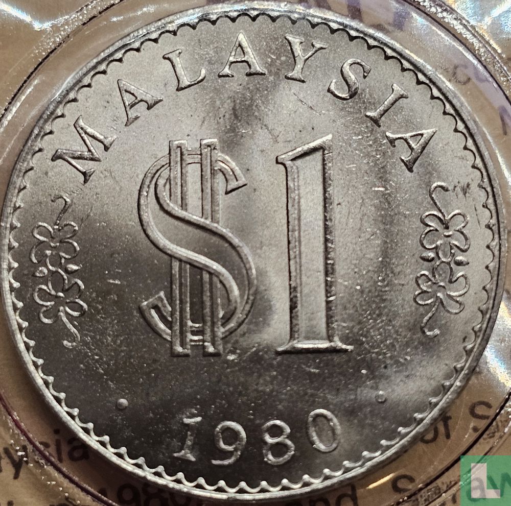 Malaysia 1 ringgit 1980
