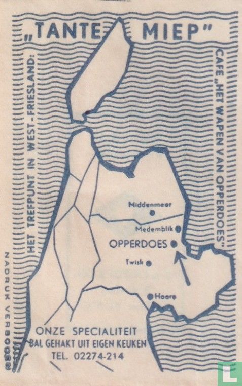 "Tante Miep" - Café "Het Wapen van Opperdoes"