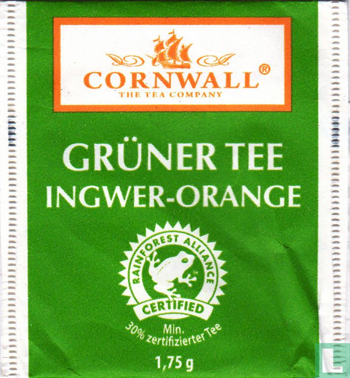Grüner Tee Ingwer-Orange