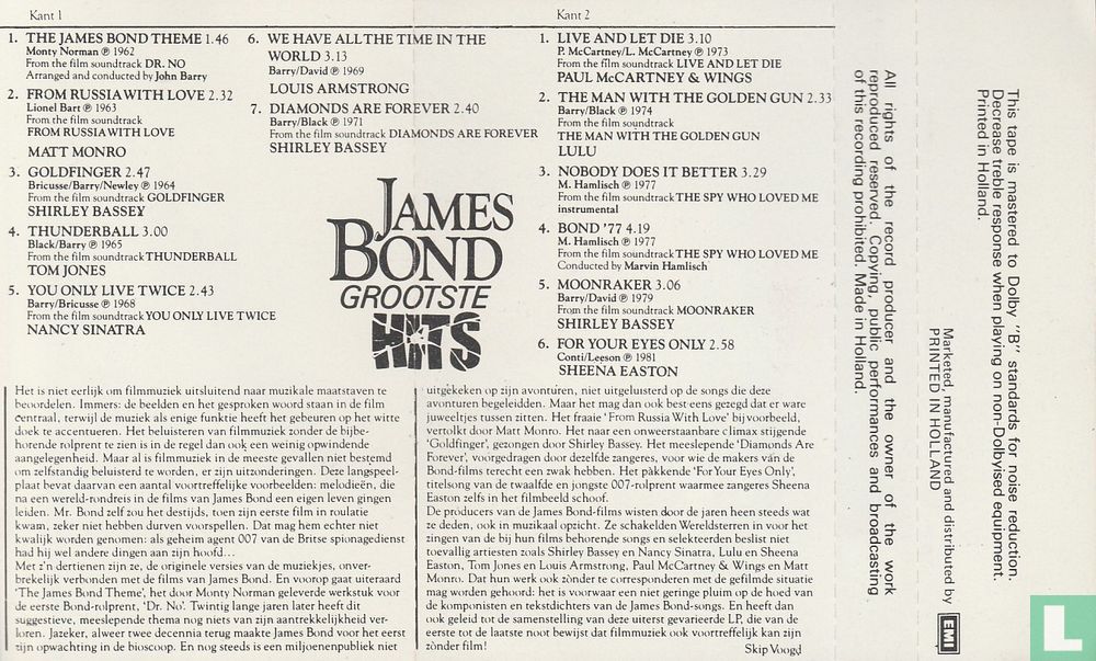 James Bond  - Grootste hits