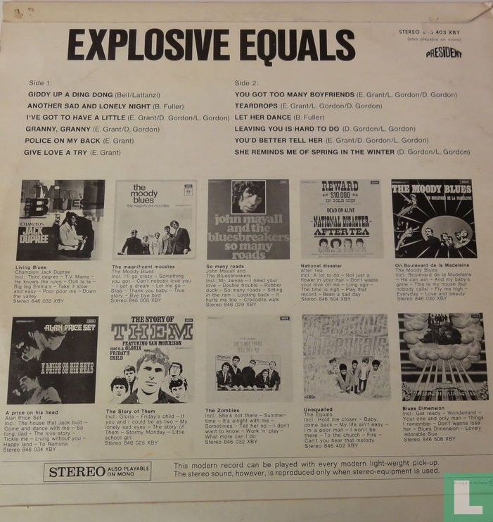 Explosive Equals