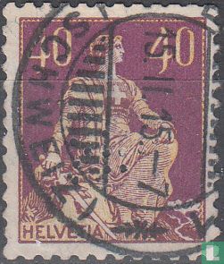 Seated Helvetia